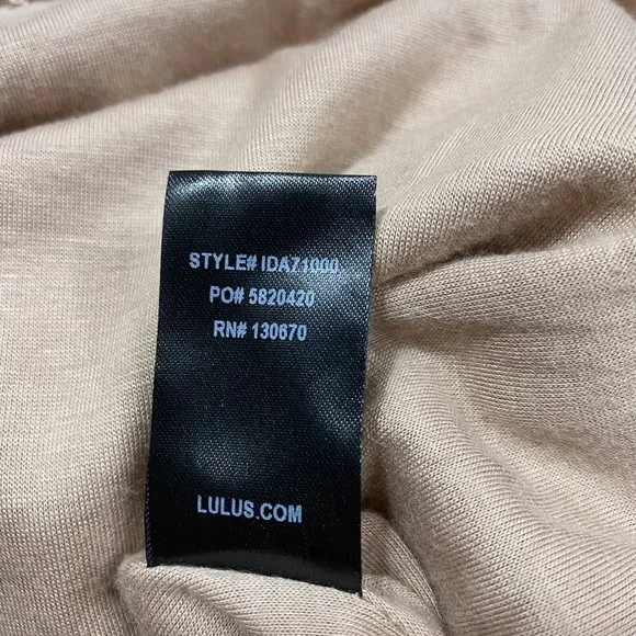 Lulu's my muse Rose Gold Sequin Maxi Dress Ball Gown Size Large Prom Dress - Picture 8 of 8